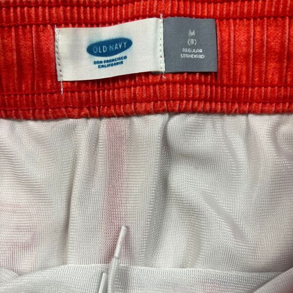 Old Navy Swim Trunks Boys Medium 8 Boardshorts Boho Beach Swimwear Swimsuit - Picture 9 of 13